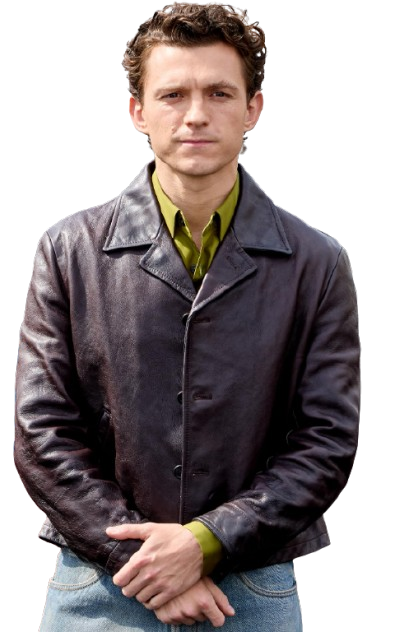 Tom Holland The Odyssey Brown leather Jacket - Image 2